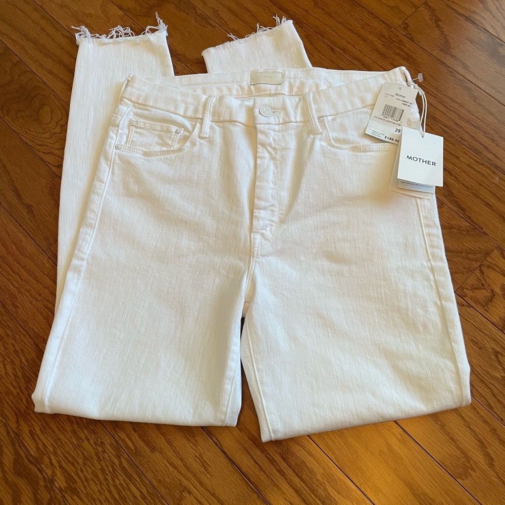 Mother High Waisted Locker Ankle Fray